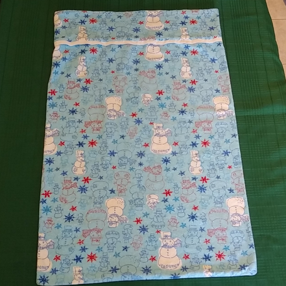 Frosty the Snowman Flannel Pillow Case